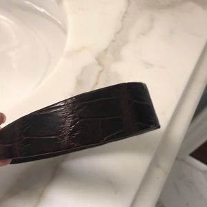 Head Band Genuine Alligator. Vintage